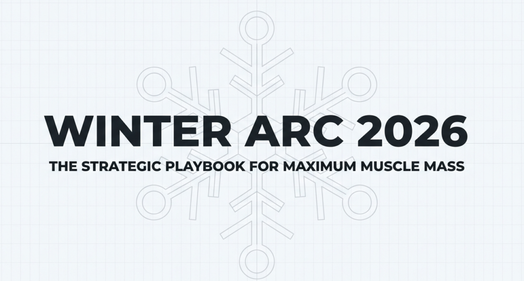 Winter Arc 2026 strategic playbook for maximum muscle mass and winter bulking