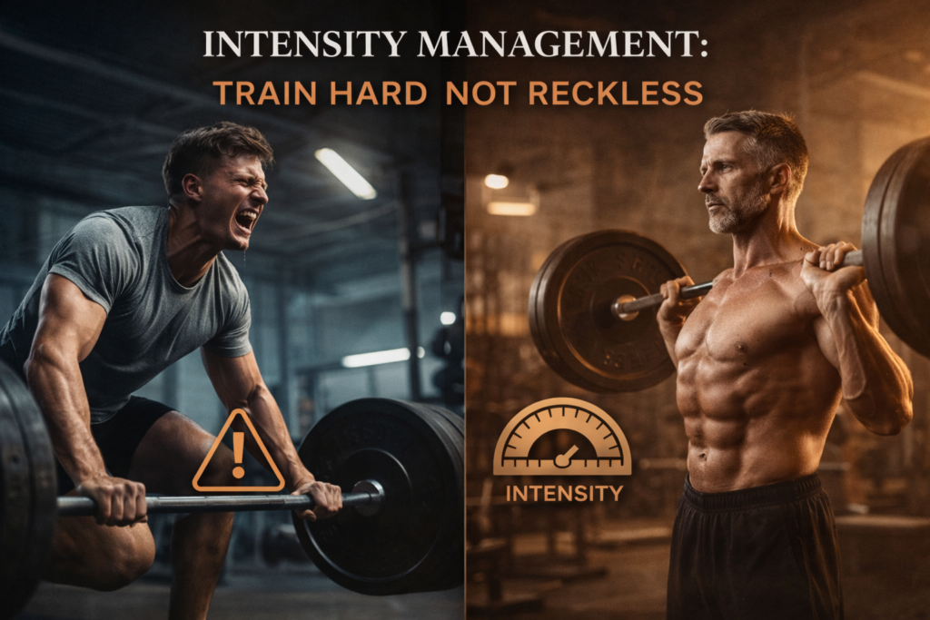 Comparison of reckless heavy lifting versus controlled intensity training to build strength safely and sustainably after 30