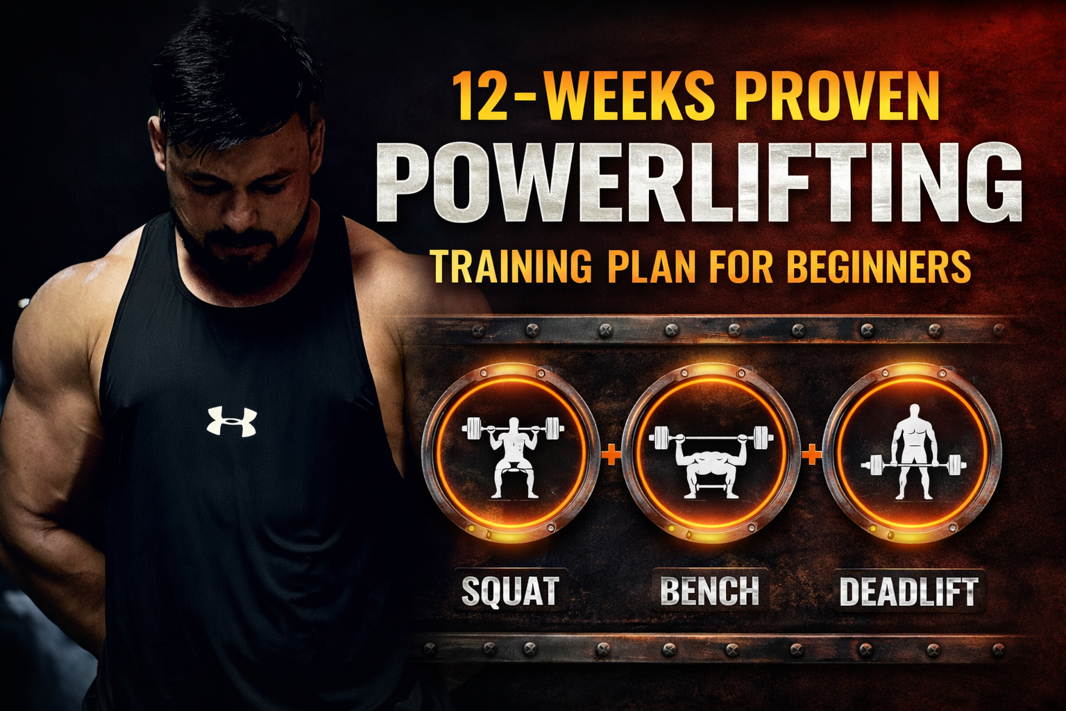 12-Weeks Proven Powerlifting Training Plan for Beginners