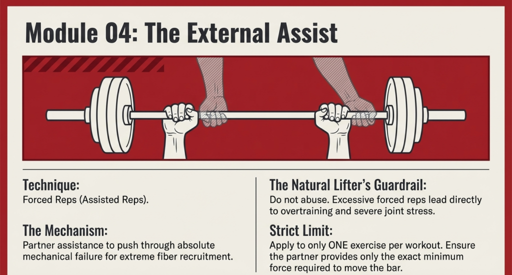 assisted reps partner training muscle failure intensity technique