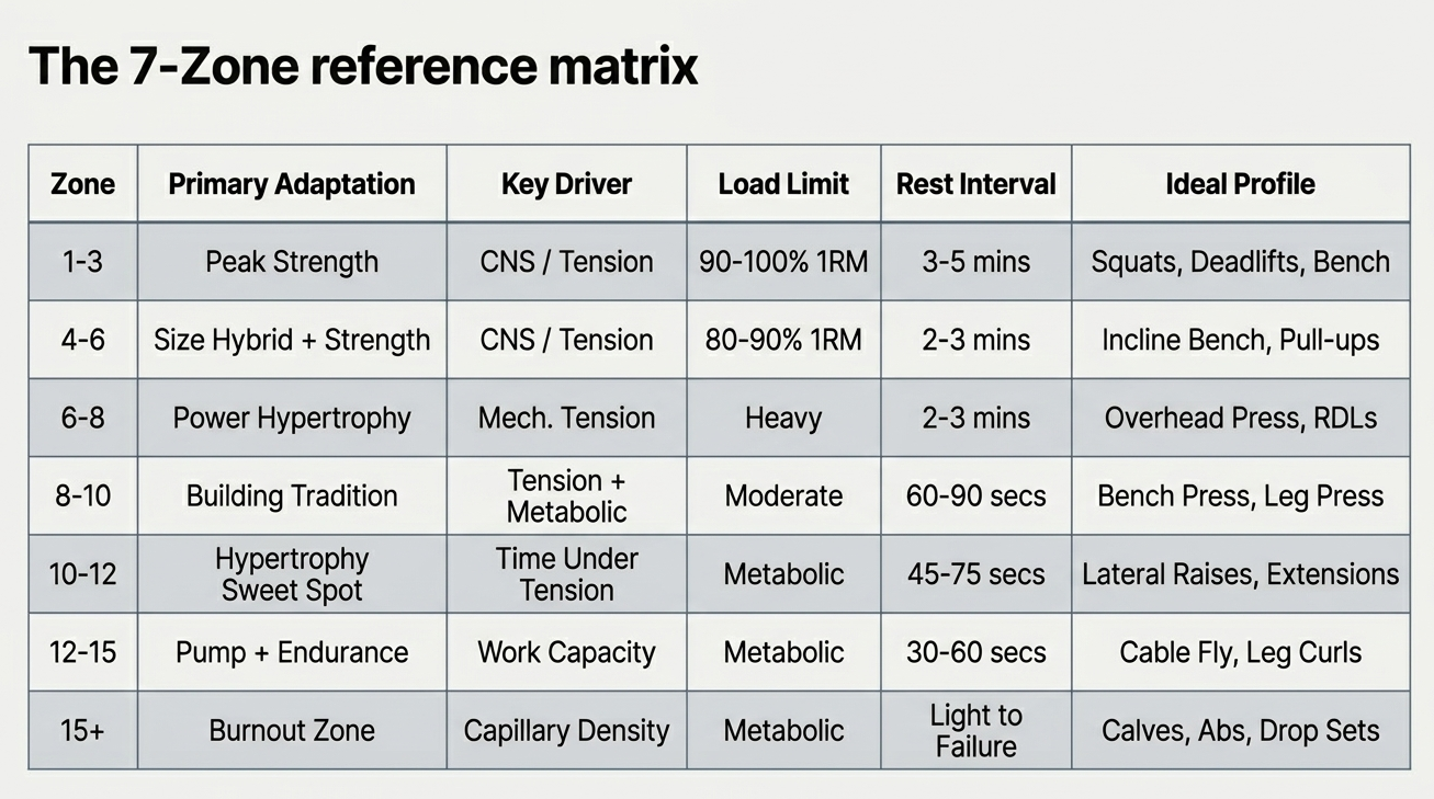 7 Best Rep Ranges for Muscle Size and Strength