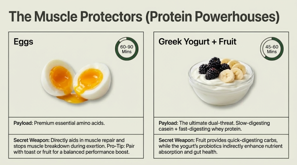 Chicken with rice and peanut butter toast as pre-workout meals for strength training