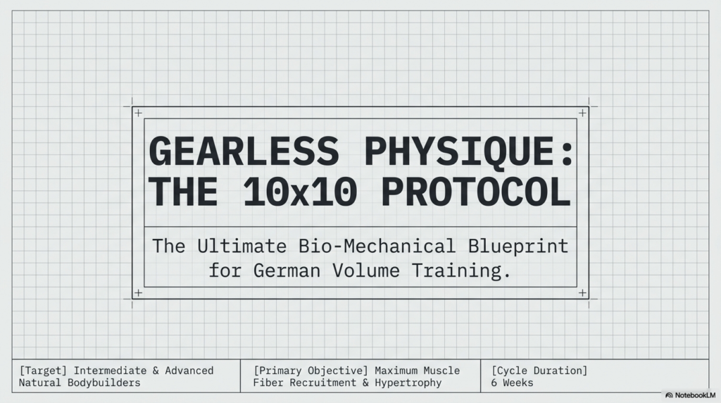 Overview of the 10×10 German Volume Training protocol for strength and muscle mass gains, 10x10 German Volume Training, german volume training, 10 sets of 10 reps